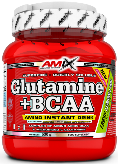 L-Glutamin + BCAA v prahu Amix 530g
