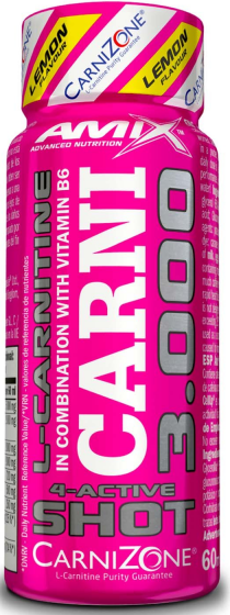 L-karnitin s tavrinom Amix Carni Shot 3000 mg 60 ml