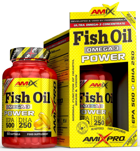 Omega 3 Amix Fish Oil Power 60 kapsul