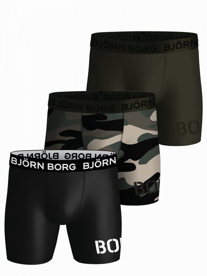 Björn Borg Performance Black Camo (3-pack) - Top4Running.si