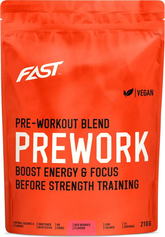 Poživila pred treningom FAST FAST PRE-WORKOUT 210G RED BERRIES