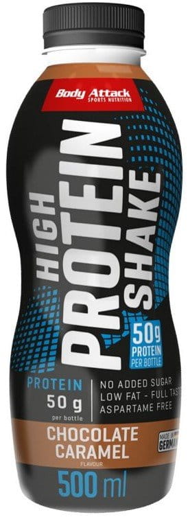 Beljakovinski mlečni napitek Body Attack High Protein Shake 500 ml