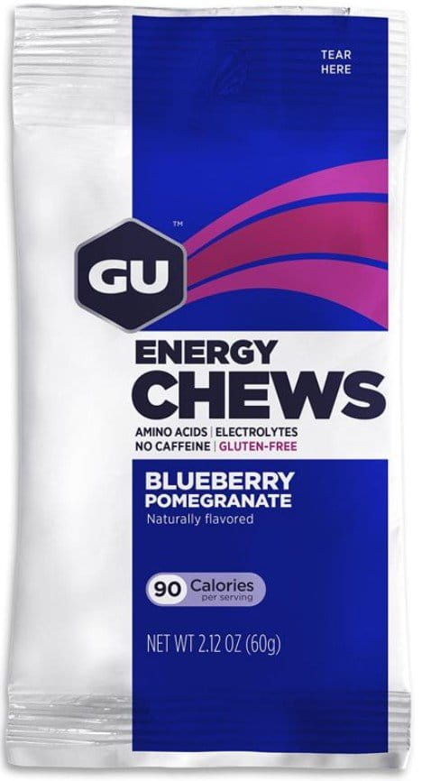 Energijski geli GU Energy Chews 60 g Blueberry Pomegr