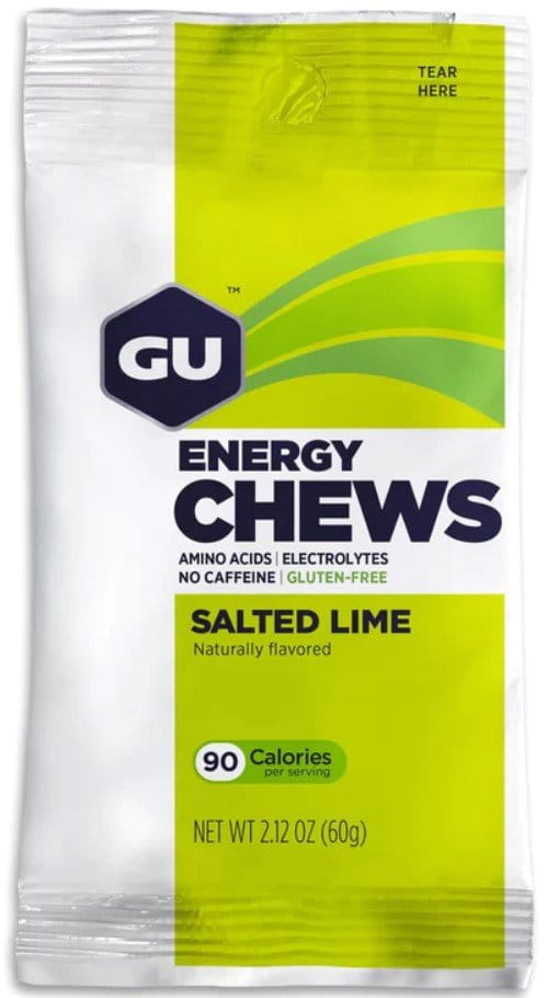 Energijski geli GU Energy Chews 60 g Salted Lime 1 SÁČ