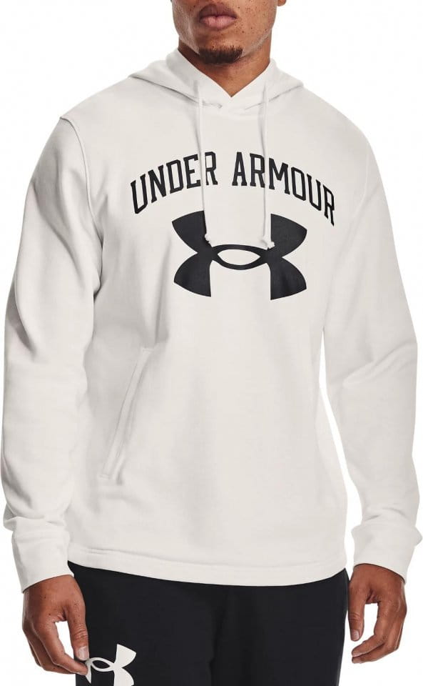 Mikica s kapuco Under Armour UA RIVAL TERRY BIG LOGO HD-WHT