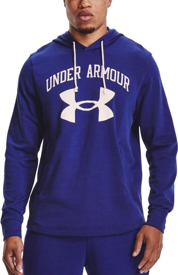 Mikica s kapuco Under Armour UA RIVAL TERRY BIG LOGO HD-BLU