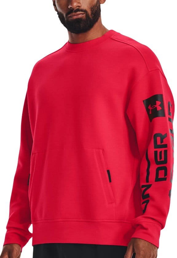 Mikica Under Armour UA Summit Knit Graphic Crew-RED