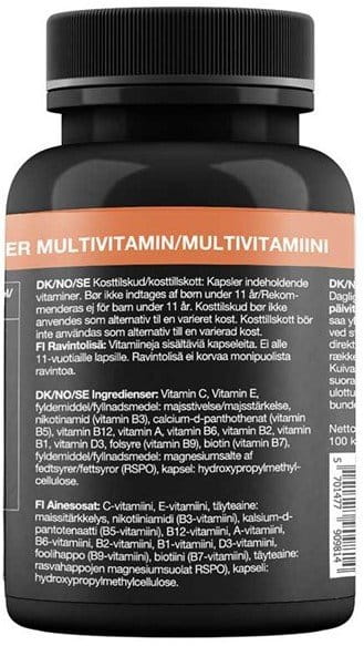 Vitamini in minerali Pure Power Multivitamin 100 capsules