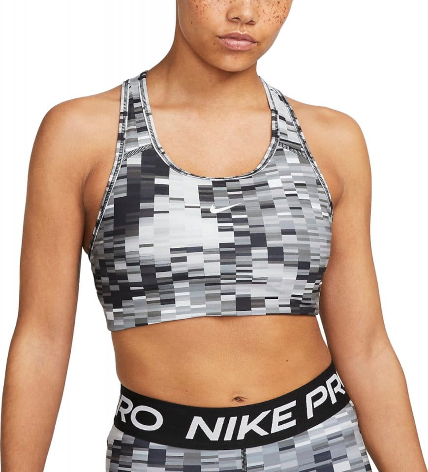 Športni modrček Nike Swoosh Women Medium-Support 1-Piece Pad Allover Print Bra