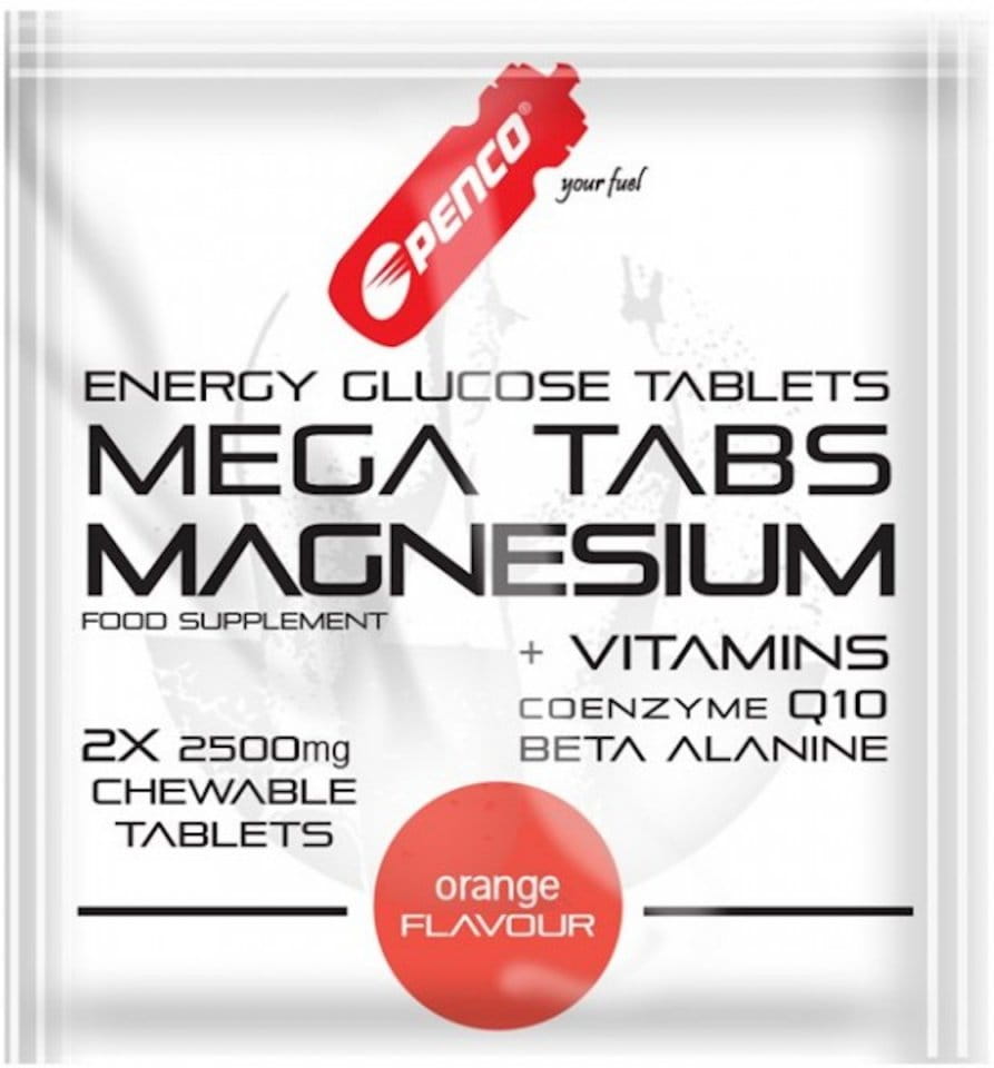 Magnezij tablete PENCO MEGA TABS MAGNEZIJ 2 kos tablete za sesanje