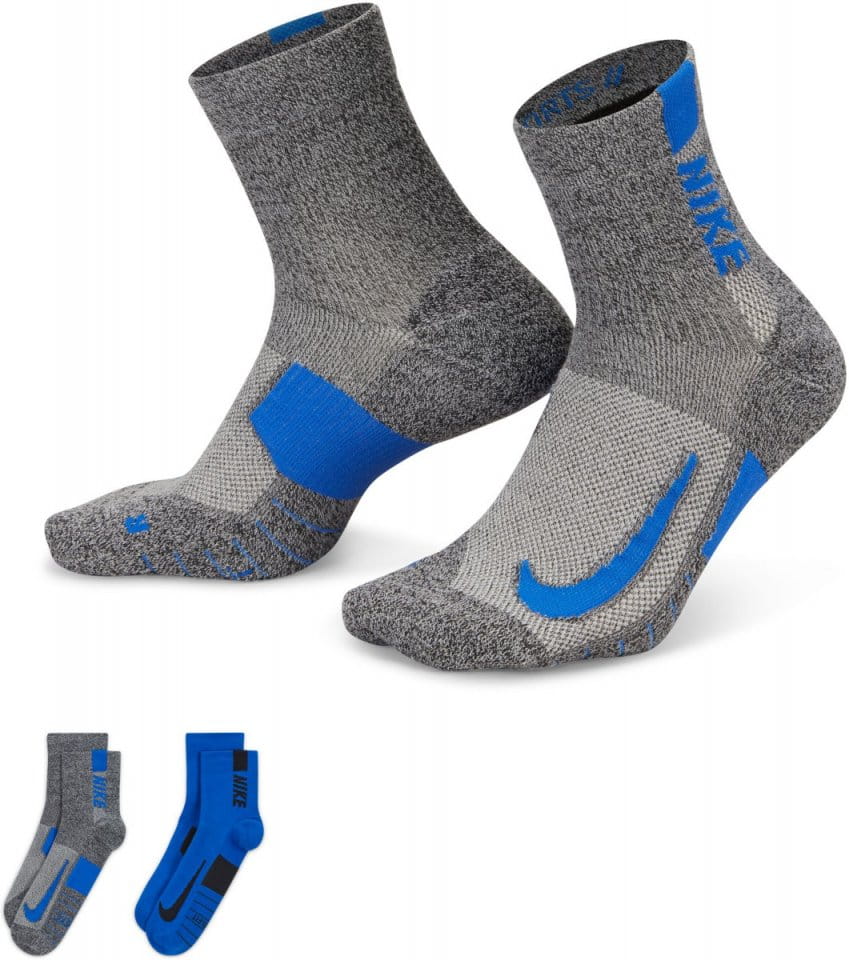 Nogavice Nike Multiplier Running Ankle Socks (2 Pair)